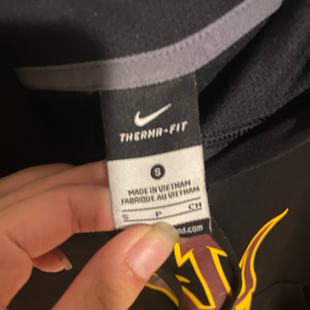 Nike Men's Arizona State Black Hoodie with Gold Accents - Picture 2 of 5